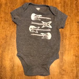 Old Navy guitars onesie